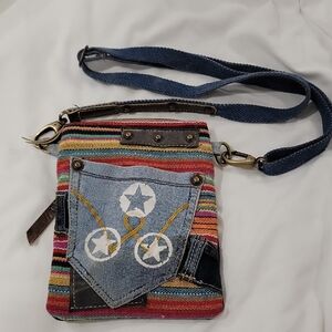 Travelteli Colorful Striped Crossbody Bag